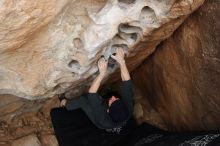 Bouldering in Hueco Tanks on 03/10/2019 with Blue Lizard Climbing and Yoga

Filename: SRM_20190310_1007590.jpg
Aperture: f/5.6
Shutter Speed: 1/200
Body: Canon EOS-1D Mark II
Lens: Canon EF 16-35mm f/2.8 L