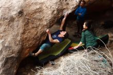 Bouldering in Hueco Tanks on 03/10/2019 with Blue Lizard Climbing and Yoga

Filename: SRM_20190310_1009550.jpg
Aperture: f/5.6
Shutter Speed: 1/250
Body: Canon EOS-1D Mark II
Lens: Canon EF 16-35mm f/2.8 L