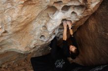 Bouldering in Hueco Tanks on 03/10/2019 with Blue Lizard Climbing and Yoga

Filename: SRM_20190310_1010200.jpg
Aperture: f/5.6
Shutter Speed: 1/400
Body: Canon EOS-1D Mark II
Lens: Canon EF 16-35mm f/2.8 L