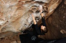 Bouldering in Hueco Tanks on 03/10/2019 with Blue Lizard Climbing and Yoga

Filename: SRM_20190310_1010290.jpg
Aperture: f/5.6
Shutter Speed: 1/320
Body: Canon EOS-1D Mark II
Lens: Canon EF 16-35mm f/2.8 L