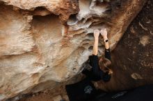Bouldering in Hueco Tanks on 03/10/2019 with Blue Lizard Climbing and Yoga

Filename: SRM_20190310_1010380.jpg
Aperture: f/5.6
Shutter Speed: 1/320
Body: Canon EOS-1D Mark II
Lens: Canon EF 16-35mm f/2.8 L