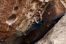 Bouldering in Hueco Tanks on 03/10/2019 with Blue Lizard Climbing and Yoga

Filename: SRM_20190310_1013140.jpg
Aperture: f/5.6
Shutter Speed: 1/400
Body: Canon EOS-1D Mark II
Lens: Canon EF 16-35mm f/2.8 L