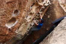 Bouldering in Hueco Tanks on 03/10/2019 with Blue Lizard Climbing and Yoga

Filename: SRM_20190310_1013180.jpg
Aperture: f/5.6
Shutter Speed: 1/320
Body: Canon EOS-1D Mark II
Lens: Canon EF 16-35mm f/2.8 L