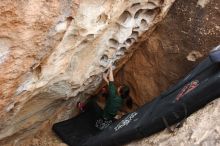 Bouldering in Hueco Tanks on 03/10/2019 with Blue Lizard Climbing and Yoga

Filename: SRM_20190310_1015360.jpg
Aperture: f/5.6
Shutter Speed: 1/200
Body: Canon EOS-1D Mark II
Lens: Canon EF 16-35mm f/2.8 L