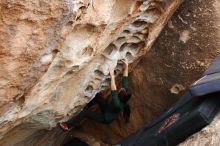 Bouldering in Hueco Tanks on 03/10/2019 with Blue Lizard Climbing and Yoga

Filename: SRM_20190310_1015470.jpg
Aperture: f/5.6
Shutter Speed: 1/250
Body: Canon EOS-1D Mark II
Lens: Canon EF 16-35mm f/2.8 L