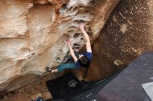 Bouldering in Hueco Tanks on 03/10/2019 with Blue Lizard Climbing and Yoga

Filename: SRM_20190310_1018190.jpg
Aperture: f/5.6
Shutter Speed: 1/160
Body: Canon EOS-1D Mark II
Lens: Canon EF 16-35mm f/2.8 L