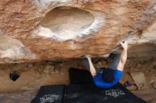 Bouldering in Hueco Tanks on 03/10/2019 with Blue Lizard Climbing and Yoga

Filename: SRM_20190310_1021330.jpg
Aperture: f/5.6
Shutter Speed: 1/200
Body: Canon EOS-1D Mark II
Lens: Canon EF 16-35mm f/2.8 L