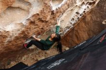 Bouldering in Hueco Tanks on 03/10/2019 with Blue Lizard Climbing and Yoga

Filename: SRM_20190310_1027060.jpg
Aperture: f/5.6
Shutter Speed: 1/200
Body: Canon EOS-1D Mark II
Lens: Canon EF 16-35mm f/2.8 L