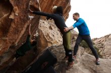 Bouldering in Hueco Tanks on 03/10/2019 with Blue Lizard Climbing and Yoga

Filename: SRM_20190310_1027320.jpg
Aperture: f/5.6
Shutter Speed: 1/800
Body: Canon EOS-1D Mark II
Lens: Canon EF 16-35mm f/2.8 L