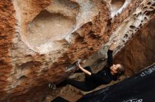 Bouldering in Hueco Tanks on 03/10/2019 with Blue Lizard Climbing and Yoga

Filename: SRM_20190310_1031240.jpg
Aperture: f/5.6
Shutter Speed: 1/320
Body: Canon EOS-1D Mark II
Lens: Canon EF 16-35mm f/2.8 L