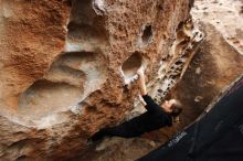 Bouldering in Hueco Tanks on 03/10/2019 with Blue Lizard Climbing and Yoga

Filename: SRM_20190310_1031370.jpg
Aperture: f/5.6
Shutter Speed: 1/320
Body: Canon EOS-1D Mark II
Lens: Canon EF 16-35mm f/2.8 L