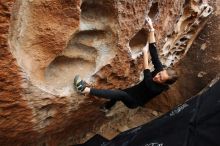 Bouldering in Hueco Tanks on 03/10/2019 with Blue Lizard Climbing and Yoga

Filename: SRM_20190310_1031470.jpg
Aperture: f/5.6
Shutter Speed: 1/320
Body: Canon EOS-1D Mark II
Lens: Canon EF 16-35mm f/2.8 L