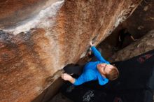 Bouldering in Hueco Tanks on 03/10/2019 with Blue Lizard Climbing and Yoga

Filename: SRM_20190310_1037160.jpg
Aperture: f/5.6
Shutter Speed: 1/400
Body: Canon EOS-1D Mark II
Lens: Canon EF 16-35mm f/2.8 L