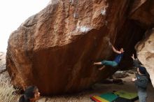 Bouldering in Hueco Tanks on 03/10/2019 with Blue Lizard Climbing and Yoga

Filename: SRM_20190310_1056580.jpg
Aperture: f/5.6
Shutter Speed: 1/320
Body: Canon EOS-1D Mark II
Lens: Canon EF 16-35mm f/2.8 L