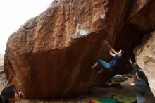 Bouldering in Hueco Tanks on 03/10/2019 with Blue Lizard Climbing and Yoga

Filename: SRM_20190310_1056590.jpg
Aperture: f/5.6
Shutter Speed: 1/400
Body: Canon EOS-1D Mark II
Lens: Canon EF 16-35mm f/2.8 L