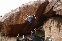 Bouldering in Hueco Tanks on 03/10/2019 with Blue Lizard Climbing and Yoga

Filename: SRM_20190310_1057340.jpg
Aperture: f/5.6
Shutter Speed: 1/400
Body: Canon EOS-1D Mark II
Lens: Canon EF 16-35mm f/2.8 L