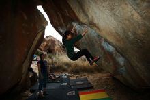 Bouldering in Hueco Tanks on 03/10/2019 with Blue Lizard Climbing and Yoga

Filename: SRM_20190310_1101500.jpg
Aperture: f/5.6
Shutter Speed: 1/250
Body: Canon EOS-1D Mark II
Lens: Canon EF 16-35mm f/2.8 L