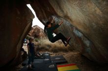 Bouldering in Hueco Tanks on 03/10/2019 with Blue Lizard Climbing and Yoga

Filename: SRM_20190310_1101510.jpg
Aperture: f/5.6
Shutter Speed: 1/250
Body: Canon EOS-1D Mark II
Lens: Canon EF 16-35mm f/2.8 L
