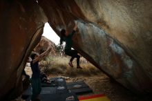 Bouldering in Hueco Tanks on 03/10/2019 with Blue Lizard Climbing and Yoga

Filename: SRM_20190310_1102030.jpg
Aperture: f/5.6
Shutter Speed: 1/250
Body: Canon EOS-1D Mark II
Lens: Canon EF 16-35mm f/2.8 L
