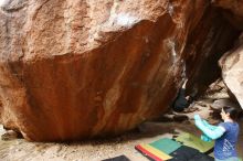 Bouldering in Hueco Tanks on 03/10/2019 with Blue Lizard Climbing and Yoga

Filename: SRM_20190310_1102580.jpg
Aperture: f/5.6
Shutter Speed: 1/160
Body: Canon EOS-1D Mark II
Lens: Canon EF 16-35mm f/2.8 L