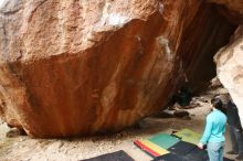 Bouldering in Hueco Tanks on 03/10/2019 with Blue Lizard Climbing and Yoga

Filename: SRM_20190310_1105320.jpg
Aperture: f/5.6
Shutter Speed: 1/250
Body: Canon EOS-1D Mark II
Lens: Canon EF 16-35mm f/2.8 L