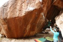 Bouldering in Hueco Tanks on 03/10/2019 with Blue Lizard Climbing and Yoga

Filename: SRM_20190310_1105400.jpg
Aperture: f/5.6
Shutter Speed: 1/200
Body: Canon EOS-1D Mark II
Lens: Canon EF 16-35mm f/2.8 L