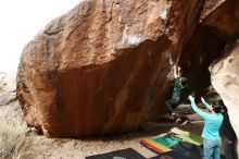 Bouldering in Hueco Tanks on 03/10/2019 with Blue Lizard Climbing and Yoga

Filename: SRM_20190310_1105510.jpg
Aperture: f/5.6
Shutter Speed: 1/400
Body: Canon EOS-1D Mark II
Lens: Canon EF 16-35mm f/2.8 L