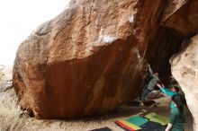 Bouldering in Hueco Tanks on 03/10/2019 with Blue Lizard Climbing and Yoga

Filename: SRM_20190310_1107070.jpg
Aperture: f/5.6
Shutter Speed: 1/400
Body: Canon EOS-1D Mark II
Lens: Canon EF 16-35mm f/2.8 L