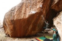 Bouldering in Hueco Tanks on 03/10/2019 with Blue Lizard Climbing and Yoga

Filename: SRM_20190310_1107160.jpg
Aperture: f/5.6
Shutter Speed: 1/320
Body: Canon EOS-1D Mark II
Lens: Canon EF 16-35mm f/2.8 L