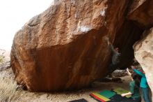 Bouldering in Hueco Tanks on 03/10/2019 with Blue Lizard Climbing and Yoga

Filename: SRM_20190310_1107200.jpg
Aperture: f/5.6
Shutter Speed: 1/400
Body: Canon EOS-1D Mark II
Lens: Canon EF 16-35mm f/2.8 L