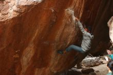 Bouldering in Hueco Tanks on 03/10/2019 with Blue Lizard Climbing and Yoga

Filename: SRM_20190310_1107230.jpg
Aperture: f/5.6
Shutter Speed: 1/250
Body: Canon EOS-1D Mark II
Lens: Canon EF 16-35mm f/2.8 L