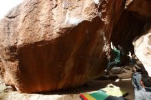 Bouldering in Hueco Tanks on 03/10/2019 with Blue Lizard Climbing and Yoga

Filename: SRM_20190310_1110190.jpg
Aperture: f/5.6
Shutter Speed: 1/640
Body: Canon EOS-1D Mark II
Lens: Canon EF 16-35mm f/2.8 L