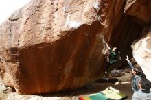 Bouldering in Hueco Tanks on 03/10/2019 with Blue Lizard Climbing and Yoga

Filename: SRM_20190310_1110250.jpg
Aperture: f/5.6
Shutter Speed: 1/320
Body: Canon EOS-1D Mark II
Lens: Canon EF 16-35mm f/2.8 L