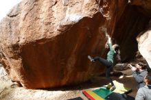 Bouldering in Hueco Tanks on 03/10/2019 with Blue Lizard Climbing and Yoga

Filename: SRM_20190310_1110290.jpg
Aperture: f/5.6
Shutter Speed: 1/400
Body: Canon EOS-1D Mark II
Lens: Canon EF 16-35mm f/2.8 L