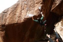 Bouldering in Hueco Tanks on 03/10/2019 with Blue Lizard Climbing and Yoga

Filename: SRM_20190310_1110470.jpg
Aperture: f/5.6
Shutter Speed: 1/500
Body: Canon EOS-1D Mark II
Lens: Canon EF 16-35mm f/2.8 L