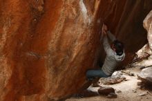 Bouldering in Hueco Tanks on 03/10/2019 with Blue Lizard Climbing and Yoga

Filename: SRM_20190310_1118240.jpg
Aperture: f/5.6
Shutter Speed: 1/125
Body: Canon EOS-1D Mark II
Lens: Canon EF 16-35mm f/2.8 L