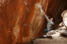 Bouldering in Hueco Tanks on 03/10/2019 with Blue Lizard Climbing and Yoga

Filename: SRM_20190310_1118280.jpg
Aperture: f/5.6
Shutter Speed: 1/100
Body: Canon EOS-1D Mark II
Lens: Canon EF 16-35mm f/2.8 L