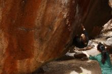 Bouldering in Hueco Tanks on 03/10/2019 with Blue Lizard Climbing and Yoga

Filename: SRM_20190310_1119160.jpg
Aperture: f/5.6
Shutter Speed: 1/200
Body: Canon EOS-1D Mark II
Lens: Canon EF 16-35mm f/2.8 L