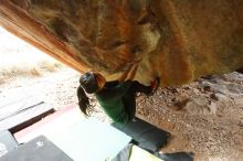 Bouldering in Hueco Tanks on 03/10/2019 with Blue Lizard Climbing and Yoga

Filename: SRM_20190310_1120160.jpg
Aperture: f/4.0
Shutter Speed: 1/250
Body: Canon EOS-1D Mark II
Lens: Canon EF 16-35mm f/2.8 L