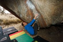 Bouldering in Hueco Tanks on 03/10/2019 with Blue Lizard Climbing and Yoga

Filename: SRM_20190310_1124001.jpg
Aperture: f/5.6
Shutter Speed: 1/250
Body: Canon EOS-1D Mark II
Lens: Canon EF 16-35mm f/2.8 L