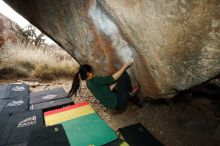 Bouldering in Hueco Tanks on 03/10/2019 with Blue Lizard Climbing and Yoga

Filename: SRM_20190310_1125262.jpg
Aperture: f/5.6
Shutter Speed: 1/250
Body: Canon EOS-1D Mark II
Lens: Canon EF 16-35mm f/2.8 L