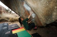 Bouldering in Hueco Tanks on 03/10/2019 with Blue Lizard Climbing and Yoga

Filename: SRM_20190310_1125290.jpg
Aperture: f/5.6
Shutter Speed: 1/250
Body: Canon EOS-1D Mark II
Lens: Canon EF 16-35mm f/2.8 L