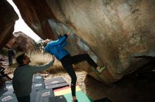 Bouldering in Hueco Tanks on 03/10/2019 with Blue Lizard Climbing and Yoga

Filename: SRM_20190310_1129150.jpg
Aperture: f/5.6
Shutter Speed: 1/250
Body: Canon EOS-1D Mark II
Lens: Canon EF 16-35mm f/2.8 L