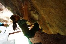 Bouldering in Hueco Tanks on 03/10/2019 with Blue Lizard Climbing and Yoga

Filename: SRM_20190310_1132090.jpg
Aperture: f/5.6
Shutter Speed: 1/250
Body: Canon EOS-1D Mark II
Lens: Canon EF 16-35mm f/2.8 L