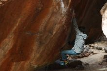 Bouldering in Hueco Tanks on 03/10/2019 with Blue Lizard Climbing and Yoga

Filename: SRM_20190310_1133461.jpg
Aperture: f/2.8
Shutter Speed: 1/400
Body: Canon EOS-1D Mark II
Lens: Canon EF 50mm f/1.8 II