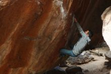 Bouldering in Hueco Tanks on 03/10/2019 with Blue Lizard Climbing and Yoga

Filename: SRM_20190310_1133480.jpg
Aperture: f/2.8
Shutter Speed: 1/320
Body: Canon EOS-1D Mark II
Lens: Canon EF 50mm f/1.8 II