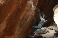 Bouldering in Hueco Tanks on 03/10/2019 with Blue Lizard Climbing and Yoga

Filename: SRM_20190310_1133500.jpg
Aperture: f/2.8
Shutter Speed: 1/320
Body: Canon EOS-1D Mark II
Lens: Canon EF 50mm f/1.8 II