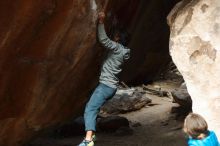 Bouldering in Hueco Tanks on 03/10/2019 with Blue Lizard Climbing and Yoga

Filename: SRM_20190310_1133562.jpg
Aperture: f/2.8
Shutter Speed: 1/500
Body: Canon EOS-1D Mark II
Lens: Canon EF 50mm f/1.8 II