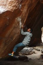 Bouldering in Hueco Tanks on 03/10/2019 with Blue Lizard Climbing and Yoga

Filename: SRM_20190310_1133590.jpg
Aperture: f/2.8
Shutter Speed: 1/400
Body: Canon EOS-1D Mark II
Lens: Canon EF 50mm f/1.8 II