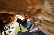 Bouldering in Hueco Tanks on 03/10/2019 with Blue Lizard Climbing and Yoga

Filename: SRM_20190310_1206040.jpg
Aperture: f/4.0
Shutter Speed: 1/160
Body: Canon EOS-1D Mark II
Lens: Canon EF 16-35mm f/2.8 L
